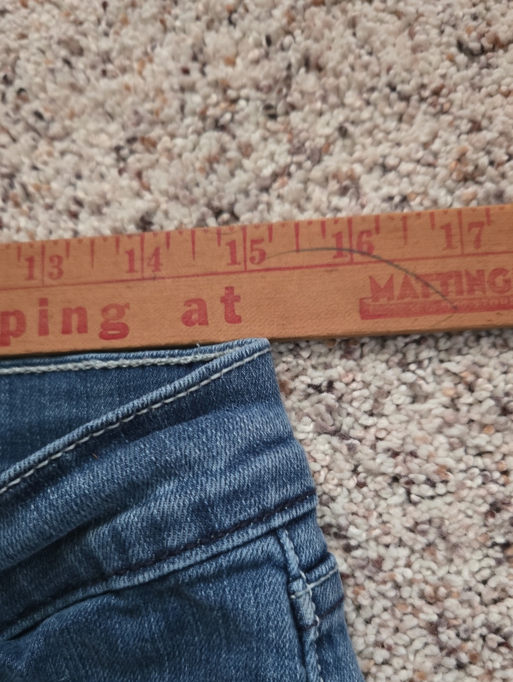 Women's 524 Too Superlow Blue Flare Jeans Size 9 29x32 - Picture 5 of 9